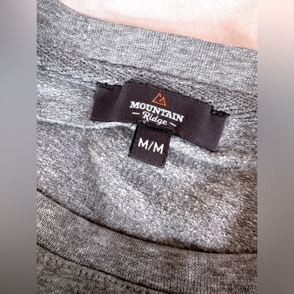 Vintage style crew neck sweater, grey, size M - Picture 3 of 3